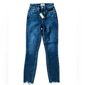 NWT Paige Margot Ankle Super High Rise Skinny Jeans 23